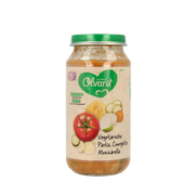 Olvarit Vegetarische pasta courgette mozzarella 15M09 250 Gram