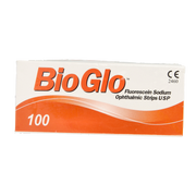 Bausch & Lomb Bio glo fluorescine strips 100.00 Stuks