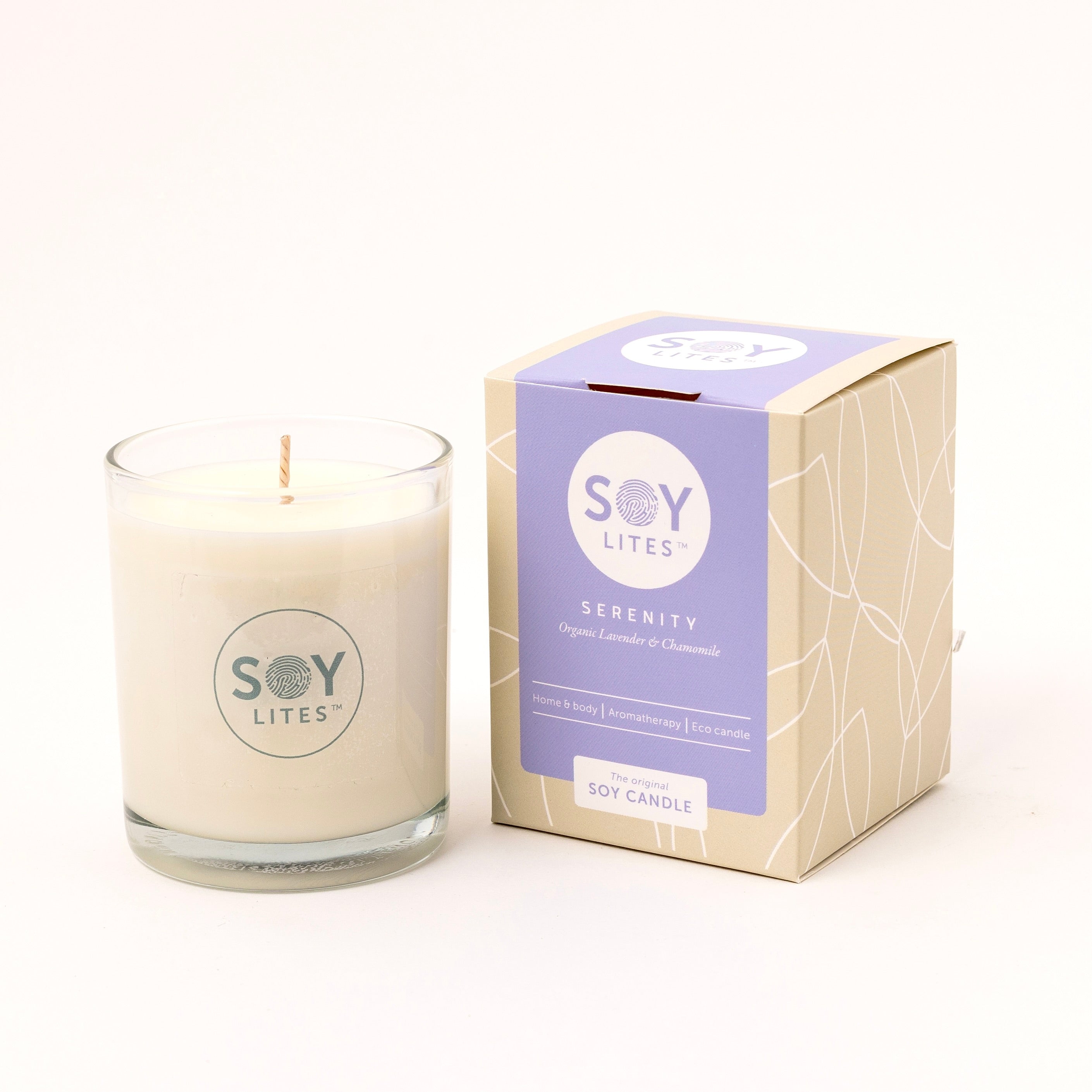 Soylites Soja geurkaars serenity 70.00 Milliliter