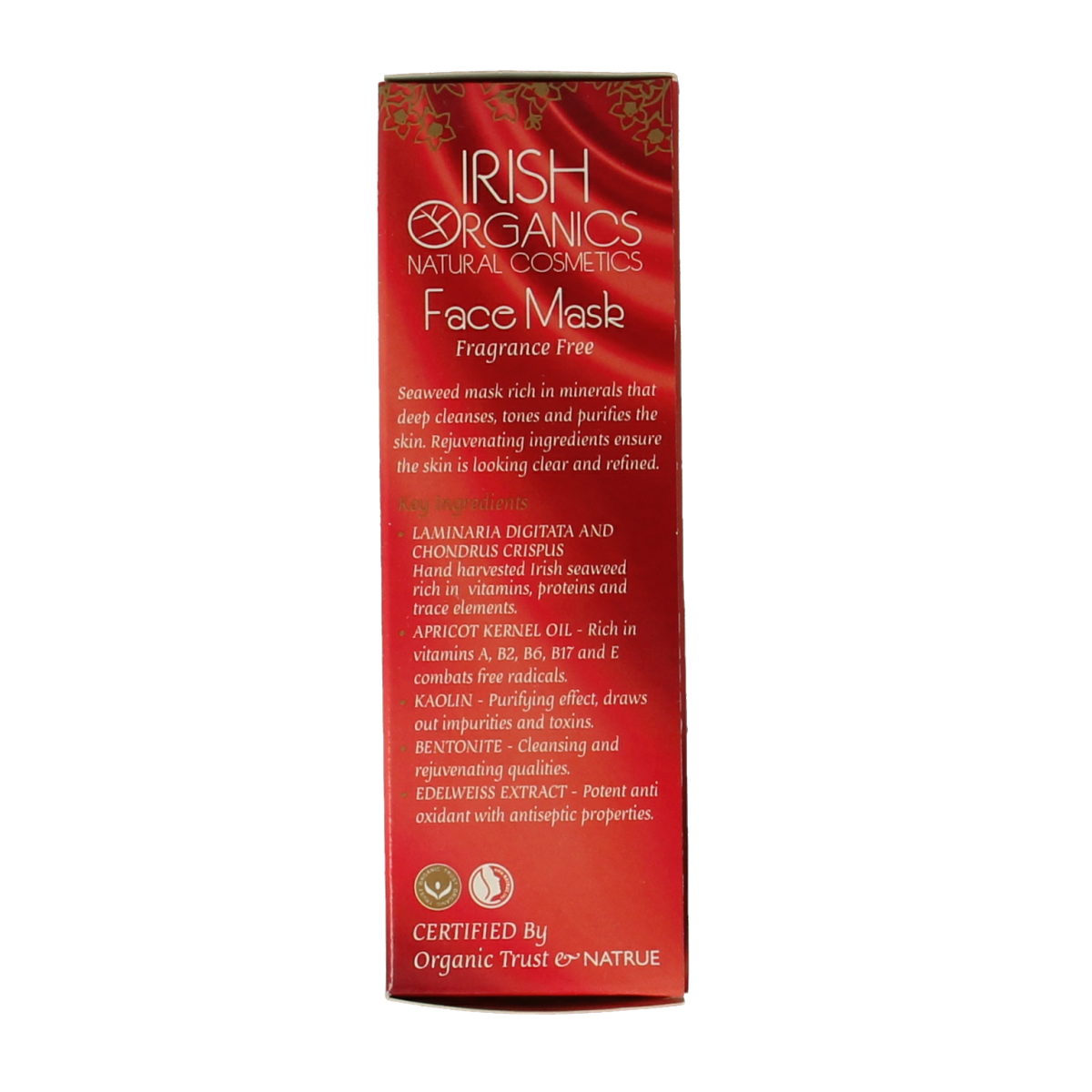 Irish Organics Gezichtsmasker zeewier parfumvrij bio 75.00 Milliliter