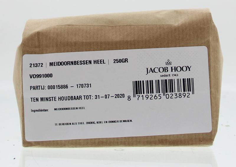 Jacob Hooy Meidoornbessen 250.00 Gram