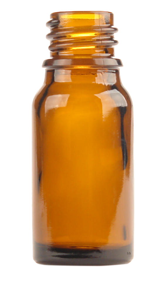 Helios Holland Flesje glas 10ml amber 10 Stuks