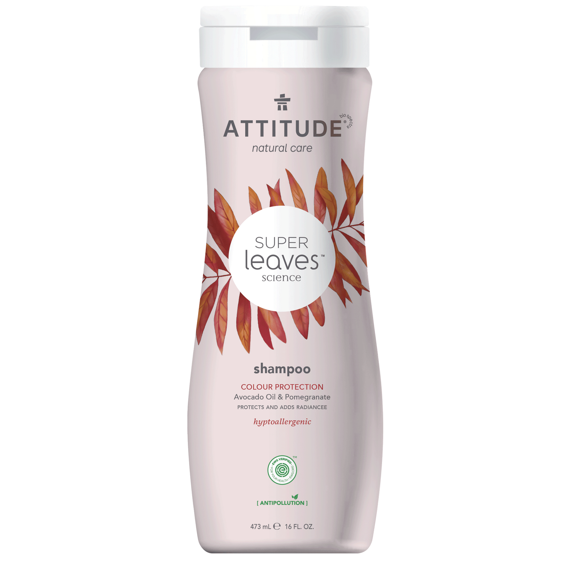 Attitude Shampoo super leaves kleur beschermend 473.00 Milliliter