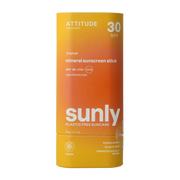 Attitude Sunly zonnebrandstick SPF30 tropisch 60.00 Gram