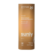 Attitude Sunly gezichtszonnebrandstick getint SPF30 20.00 Gram