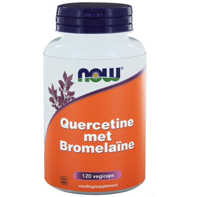 NOW Quercetine met bromelaine 120.00 Vegetarische capsules