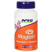 NOW Magtein Magnesium L-Threonaat 60.00 Vegetarische capsules