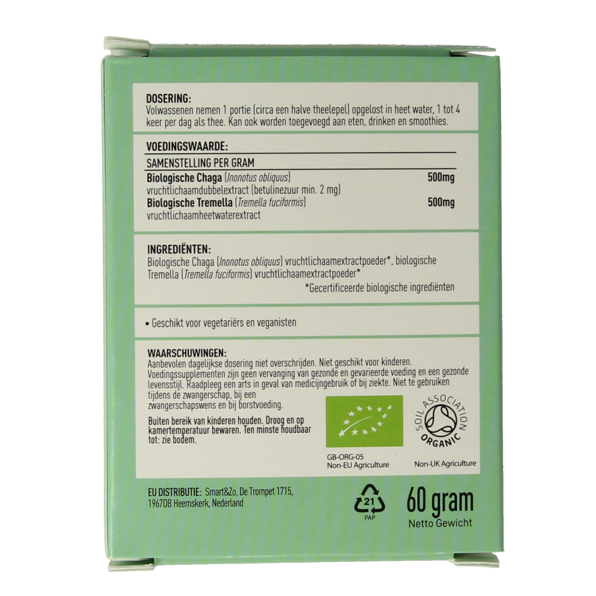 Mushrooms for Life Myco beauty poeder bio 60.00 Gram