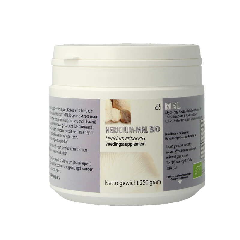 MRL Hericium poeder bio 250 Gram