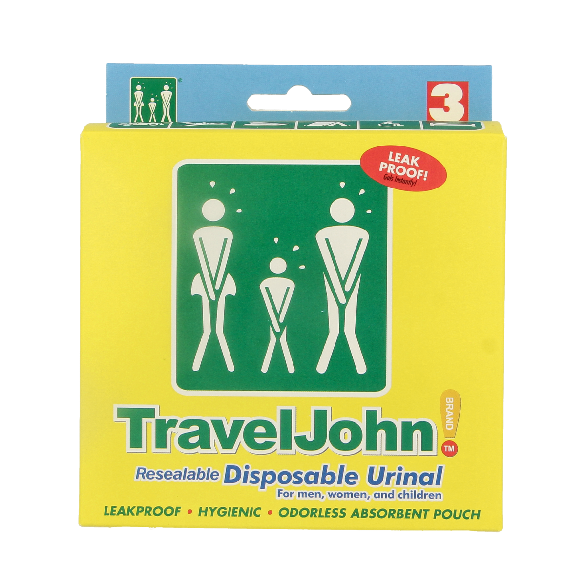 Able 2 Travel john 3.00 Stuks
