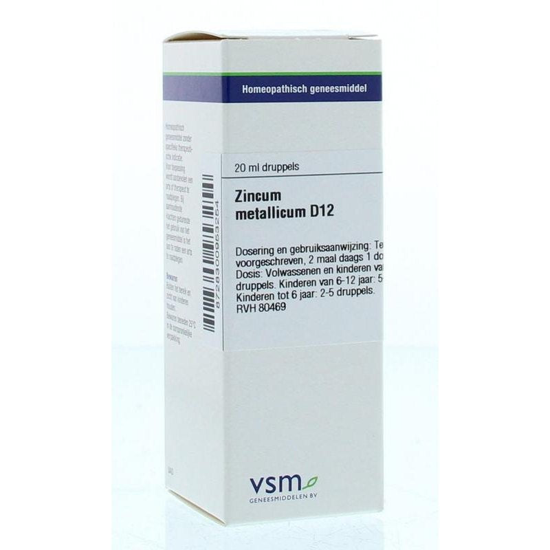 VSM Zincum metallicum D12 20 Milliliter