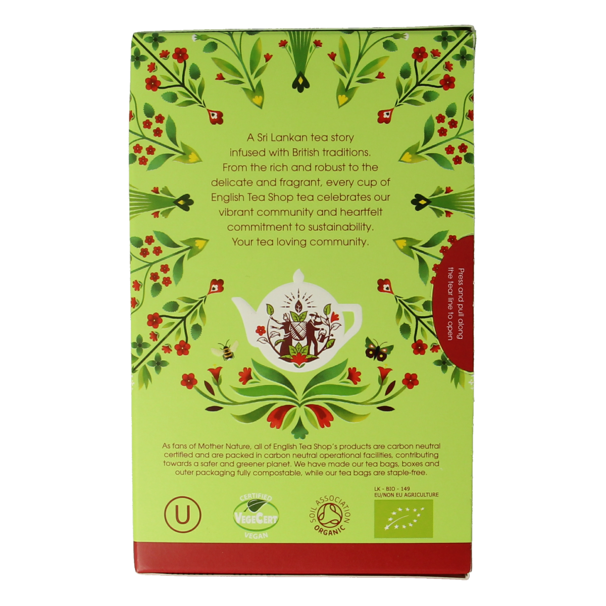 English Tea Shop White tea tropical fruits bio 20.00 Zakjes