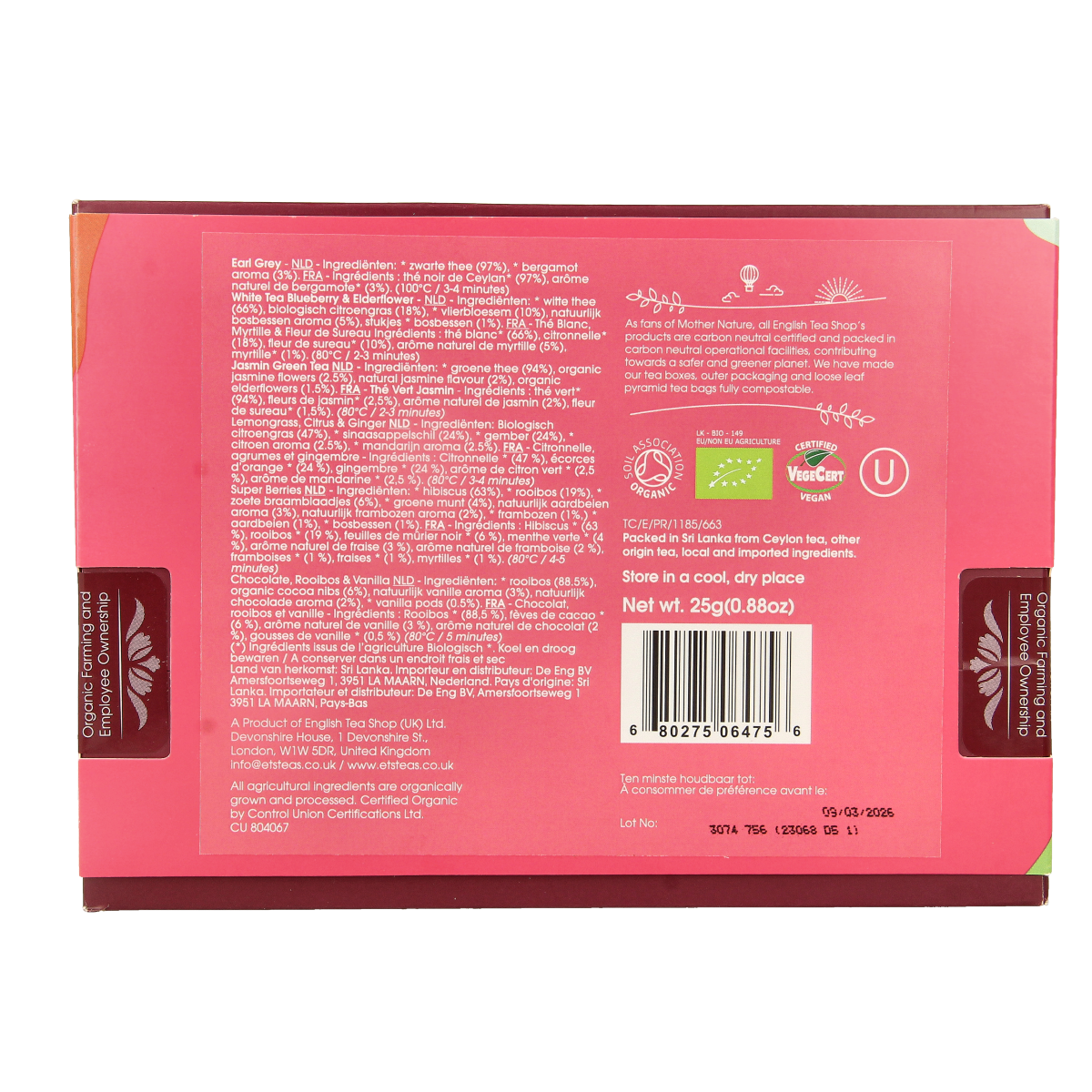 English Tea Shop Classic tea bio 12.00 Stuks