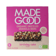 MadeGood  Granola bar birthday cake bio 5.00 Stuks
