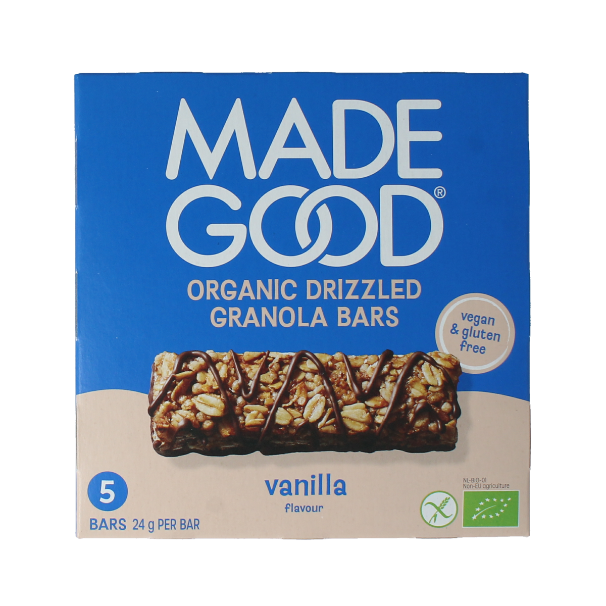 MadeGood  Granola bar vanilla bio 5.00 Stuks