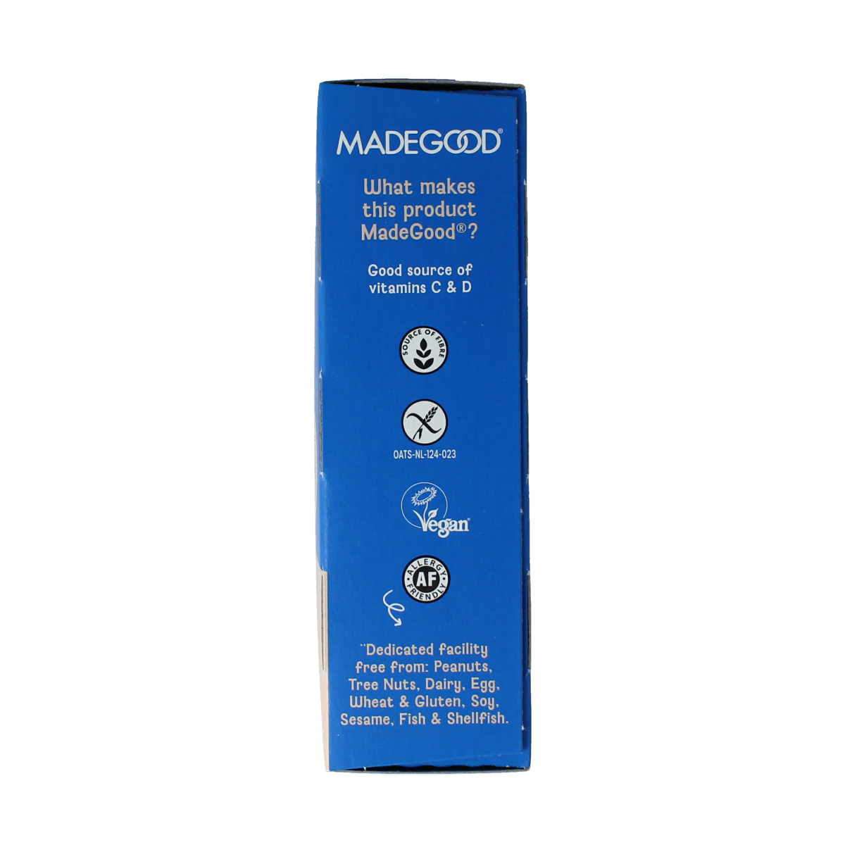 MadeGood  Granola bar vanilla bio 5.00 Stuks