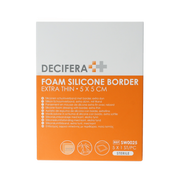 Decifera Foam silicone border extra dun  5x5cm 5.00 Stuks