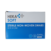 Heka Soft Non-woven kompres 5x5 steriel 100.00 Stuks