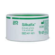 Silkafix Hechtpleister 5m x 2.5cm latexvrij 1.00 Stuks