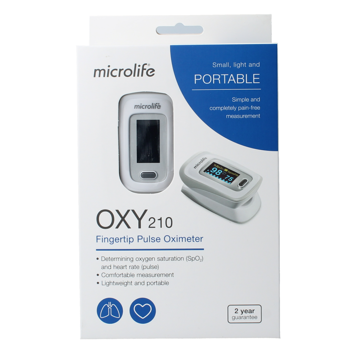Microlife OXY210 Pulse oximeter 1.00 Stuks