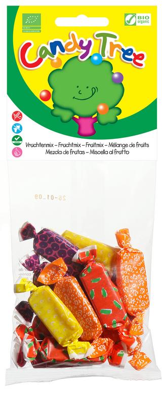 Candy Tree Vruchten toffees mix bio 75 Gram