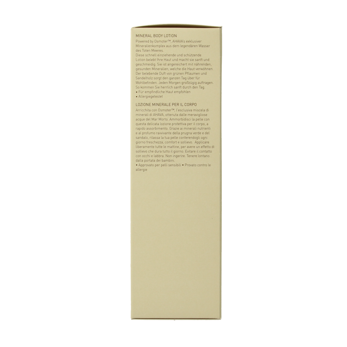 Ahava Mineral bodylotion 250.00 Milliliter