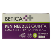 Betica Pennaalden Quinta steriel 4mmx32g 100.00 Stuks