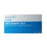 Hekasorb Absorberend verband 20x30 steriel  10.00 Stuks