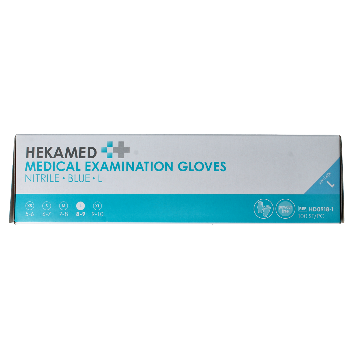 Heka Hekamed handschoen soft nitril L 100.00 Stuks