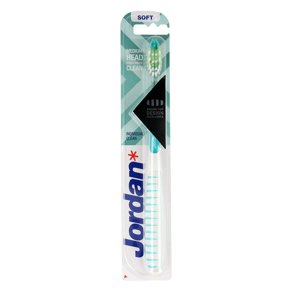 Jordan Tandenborstel individual clean soft 1.00 Stuks