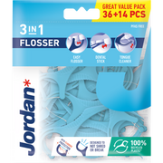 Jordan Flosser 3-in-1 36stuks+14 stuks gratis 50.00 Stuks