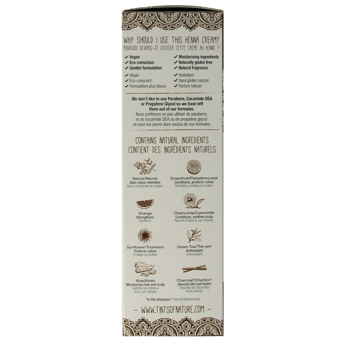 Tints Of Nature Henna cream light brown semi permanent 70.00 Milliliter