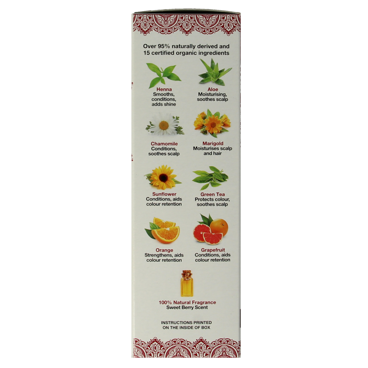Tints Of Nature Henna cream mahogany red semi permanent 70.00 Milliliter