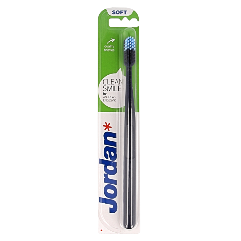 Jordan Tandenborstel clean smile soft assortie 1 Stuks