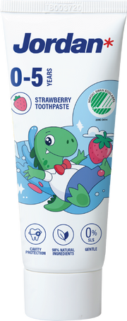 Jordan Tandpasta kids 0 - 5 jaar 50.00 Milliliter