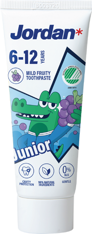 Jordan Tandpasta junior 6-12 jaar 50.00 Milliliter