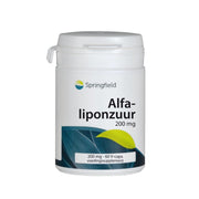 Springfield Alfa-liponzuur 200 mg 60 Vegetarische capsules
