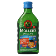 Mollers Omega-3 levertraan tutti frutti 250.00 Milliliter