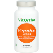 VitOrtho L-Tryptofaan 500 mg 60.00 Vegetarische capsules
