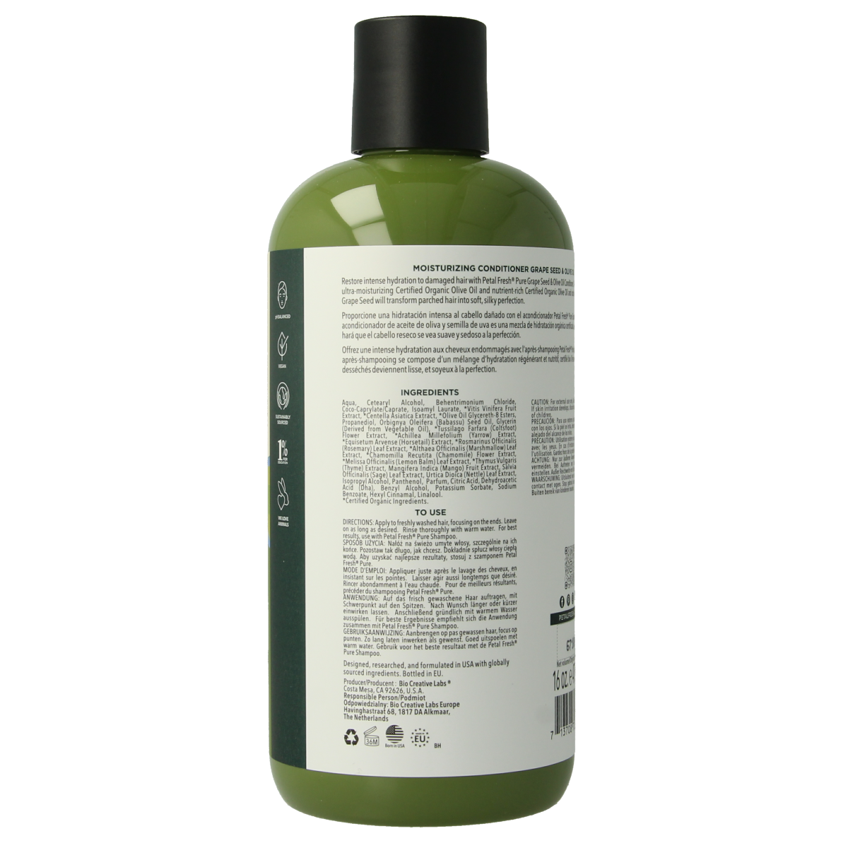 Petal Fresh Conditioner grape & olive oil 475.00 Milliliter