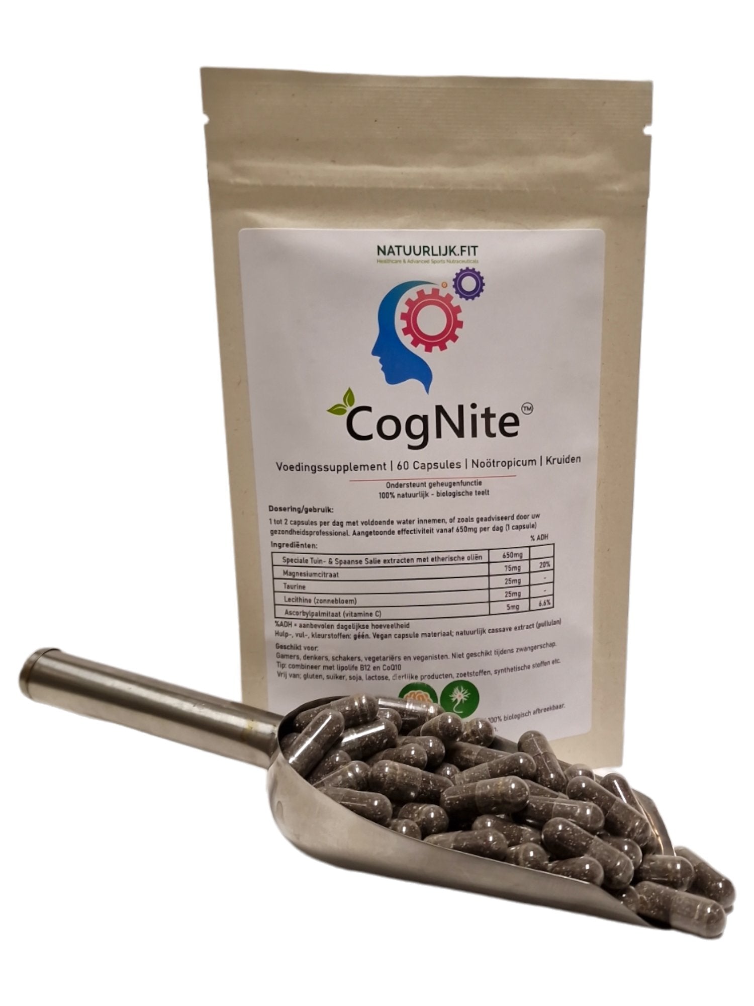 Natuurlijk.fit Cognite salie extract 60.00 Capsules