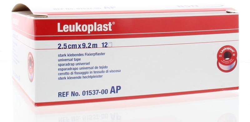 Leukoplast Hechtpleister 9.2m x 2.5cm huidskleur 12.00 Stuks
