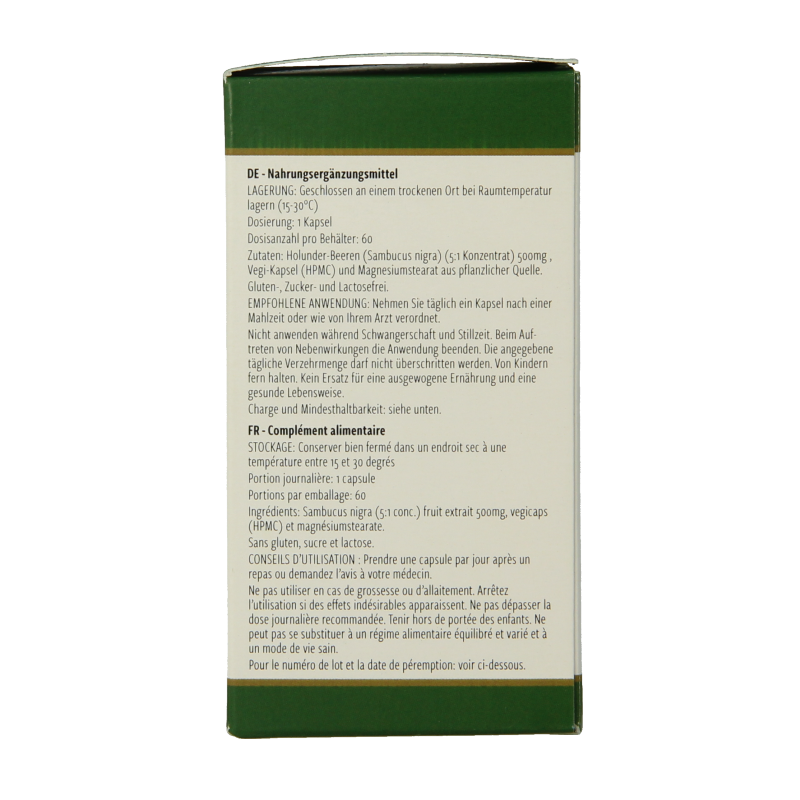Nutramedix Vlierbes elderberry 60 Capsules