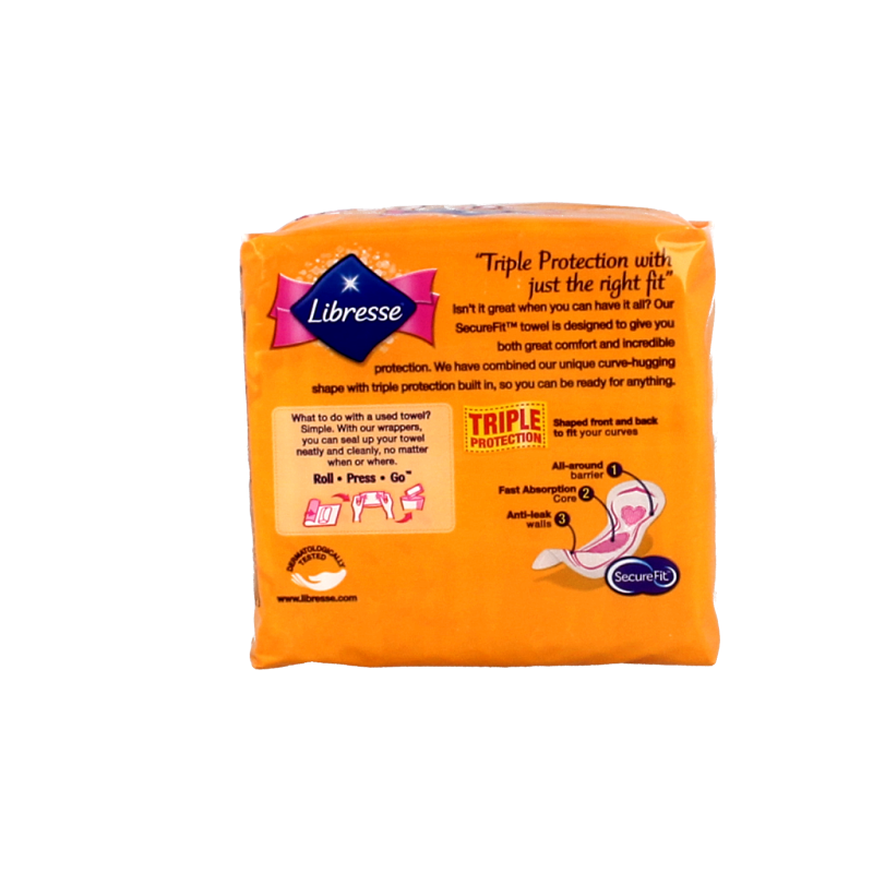 Libresse Ultra thin ultra triple protection 16 Stuks
