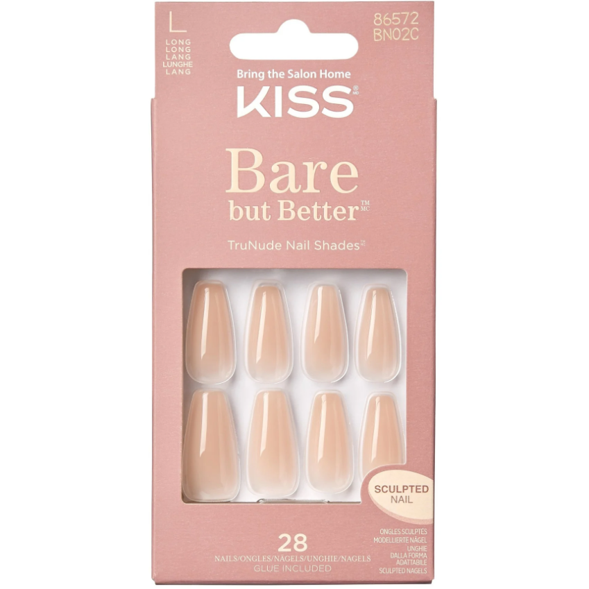 Kiss Bare but better nails nude drama 1 Set