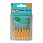 TePe Interdentale rager extra soft licht oranje maat 1 6 Stuks