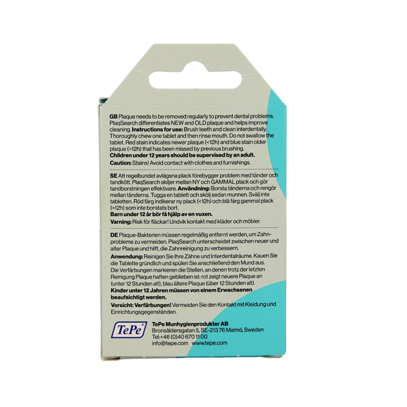 TePe PlaqSearch tabletten 10 Stuks