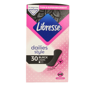 Libresse Inlegkruisjes normaal black 30 Stuks