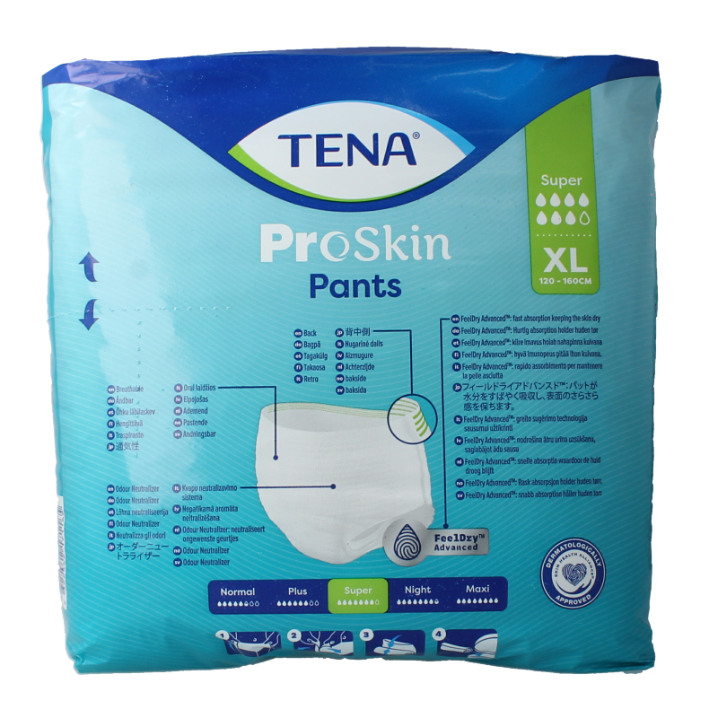 Tena Proskin pants super XL 12 Stuks