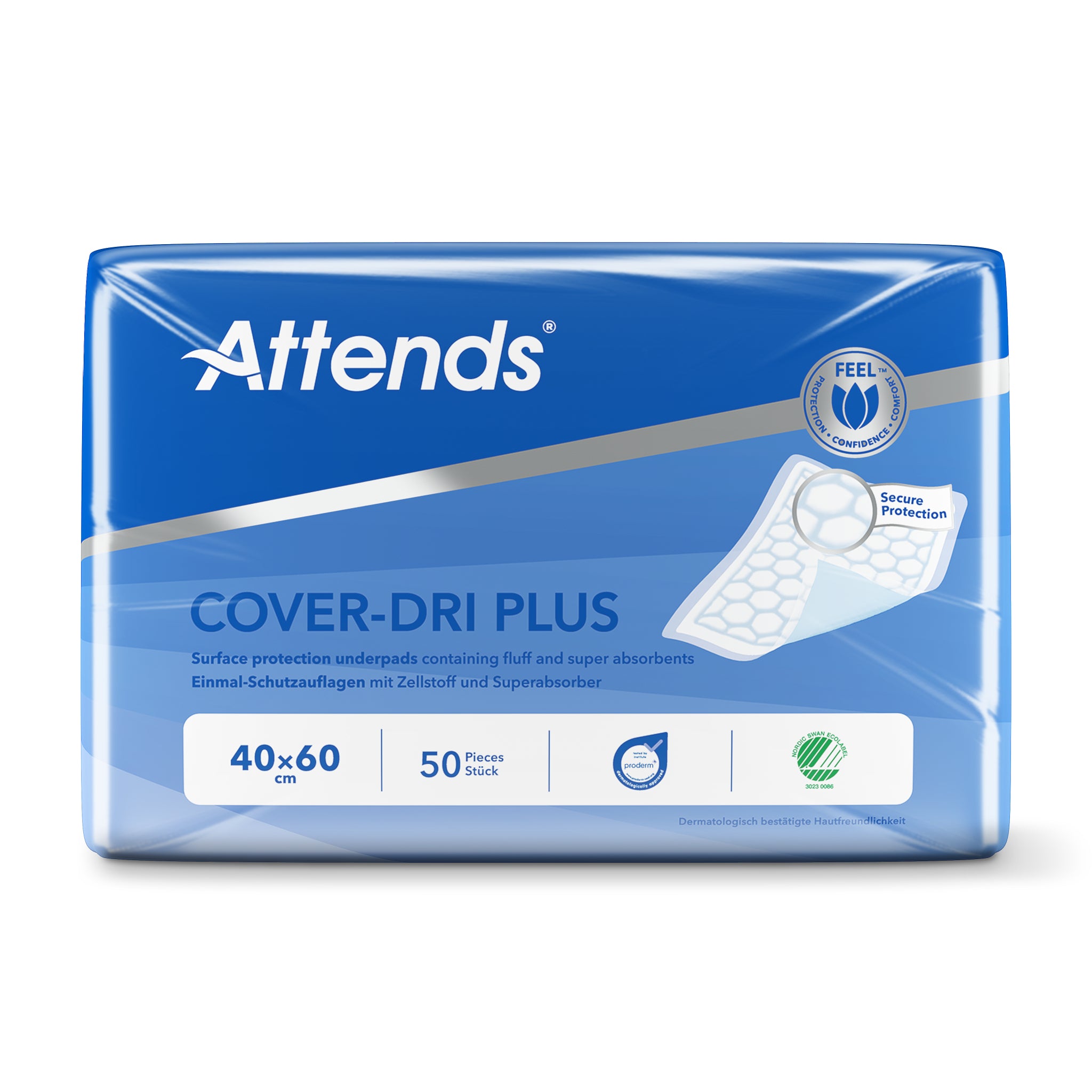 Attends Cover dri+ 40 x 60 50 Stuks
